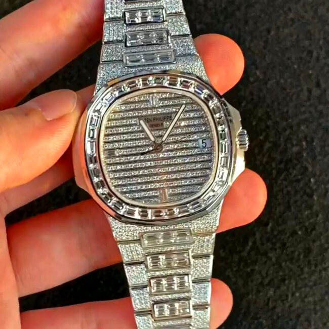 moissanite diamond watch