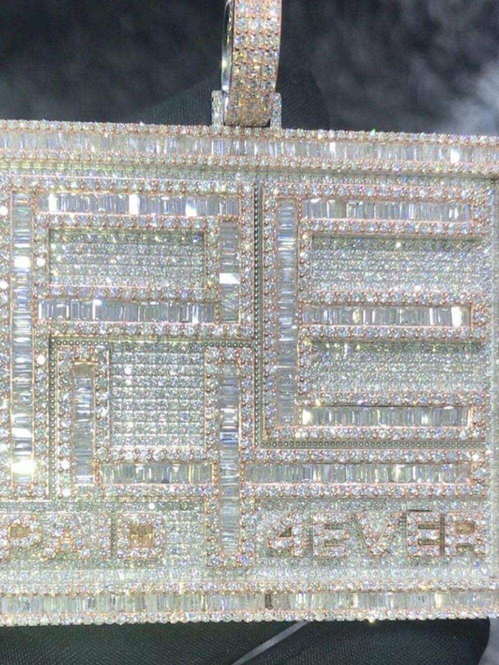 Luxury Bling Pendant for Men Iced Out 925 Silver Moissanite