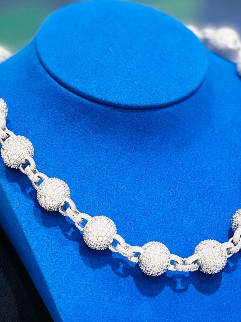 8mm Gold Plated Diamond Style Iced Out Cuban Link Men’s Moissanite Chains