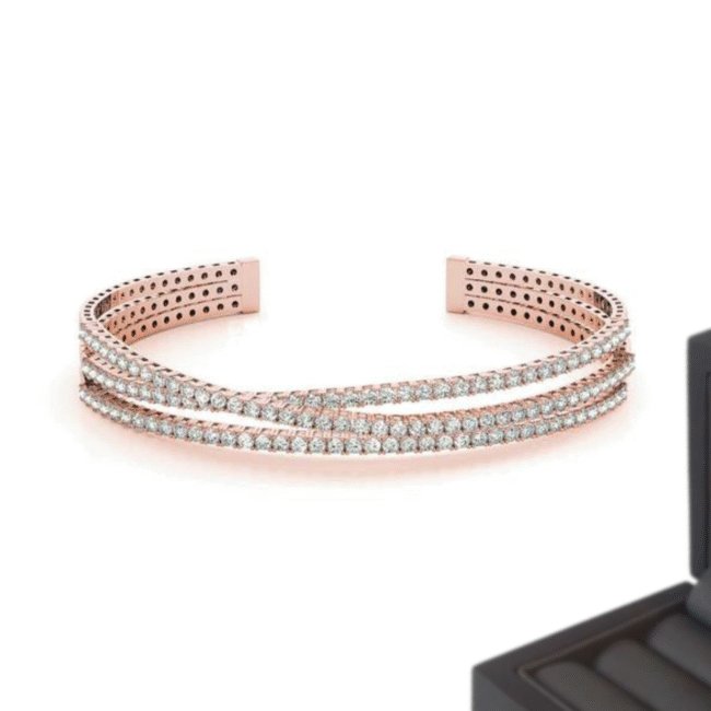 20 mm Iced Out Diamond Bracelet