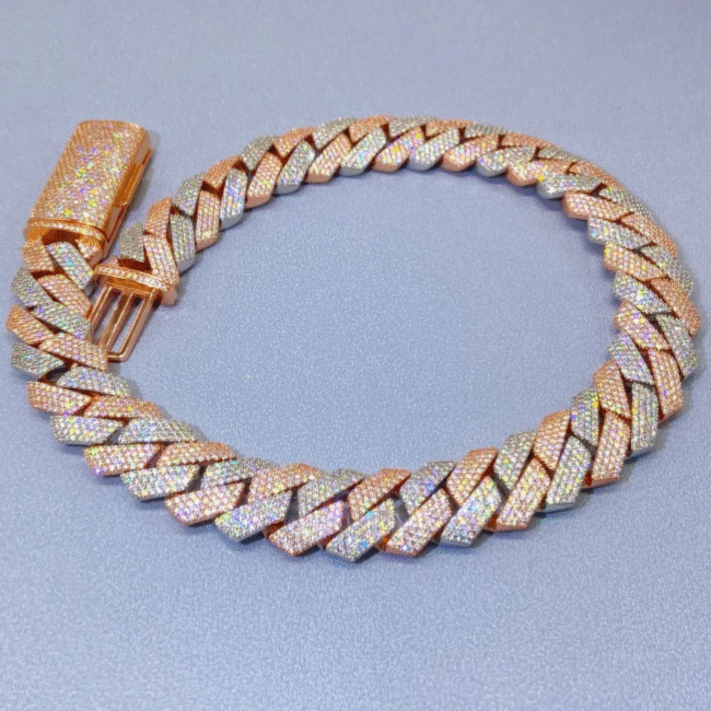 22mm Iced Out Diamond Cuban Chain - Image 5