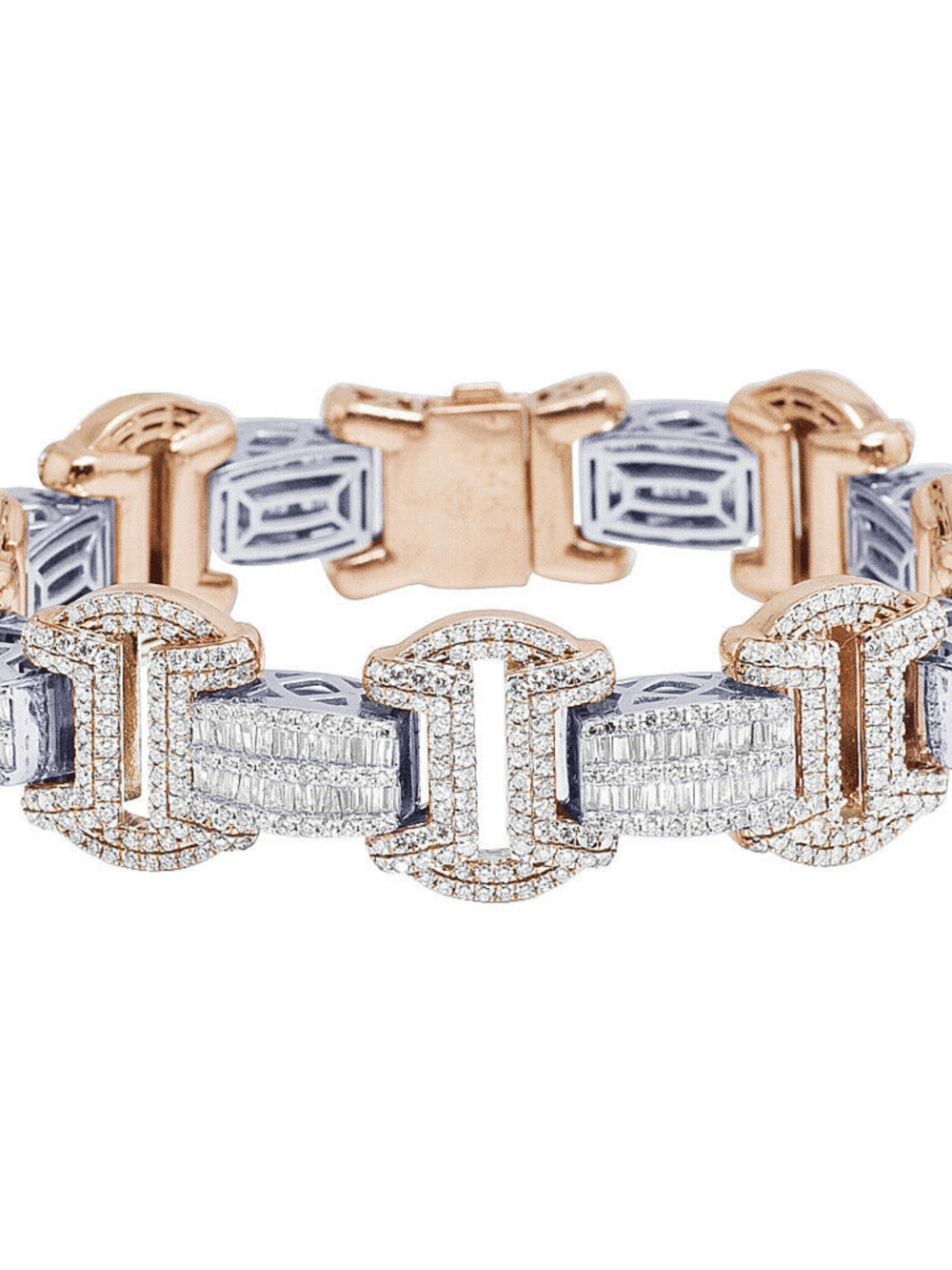 22mm Iced Out Diamond Bracelets, Iced Out Bracelet, VVS Moissanite Bracelets