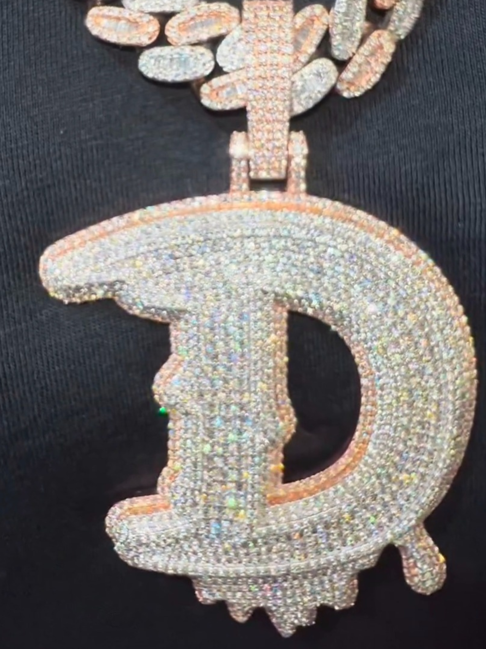 Premium Hip Hop Pendant Fully Iced VVS Moissanite 925 Silver