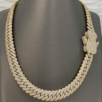 18mm gold plated cuban link chain