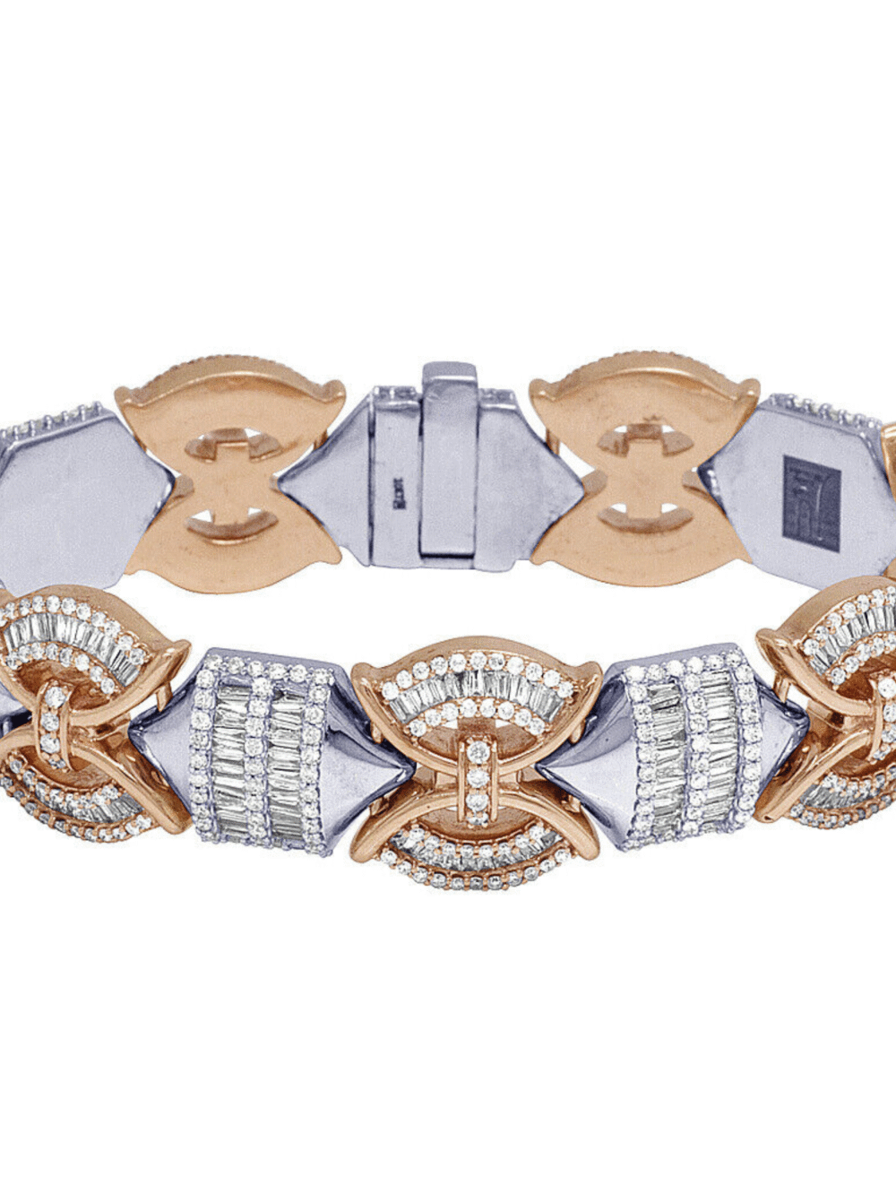 20mm Iced Out Diamond Bracelets, Luxurious Iced Out Cuban Link Bracelet, Exquisite Iced Out Bracelet