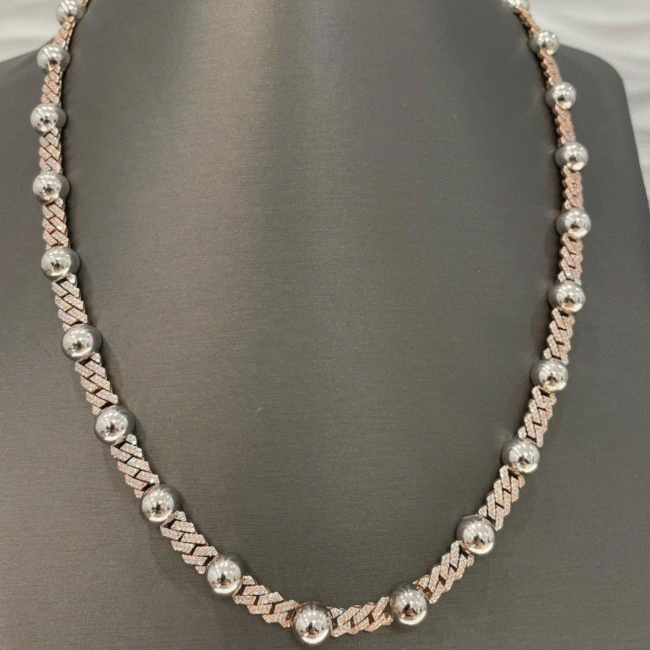 4mm cuban link chain for women