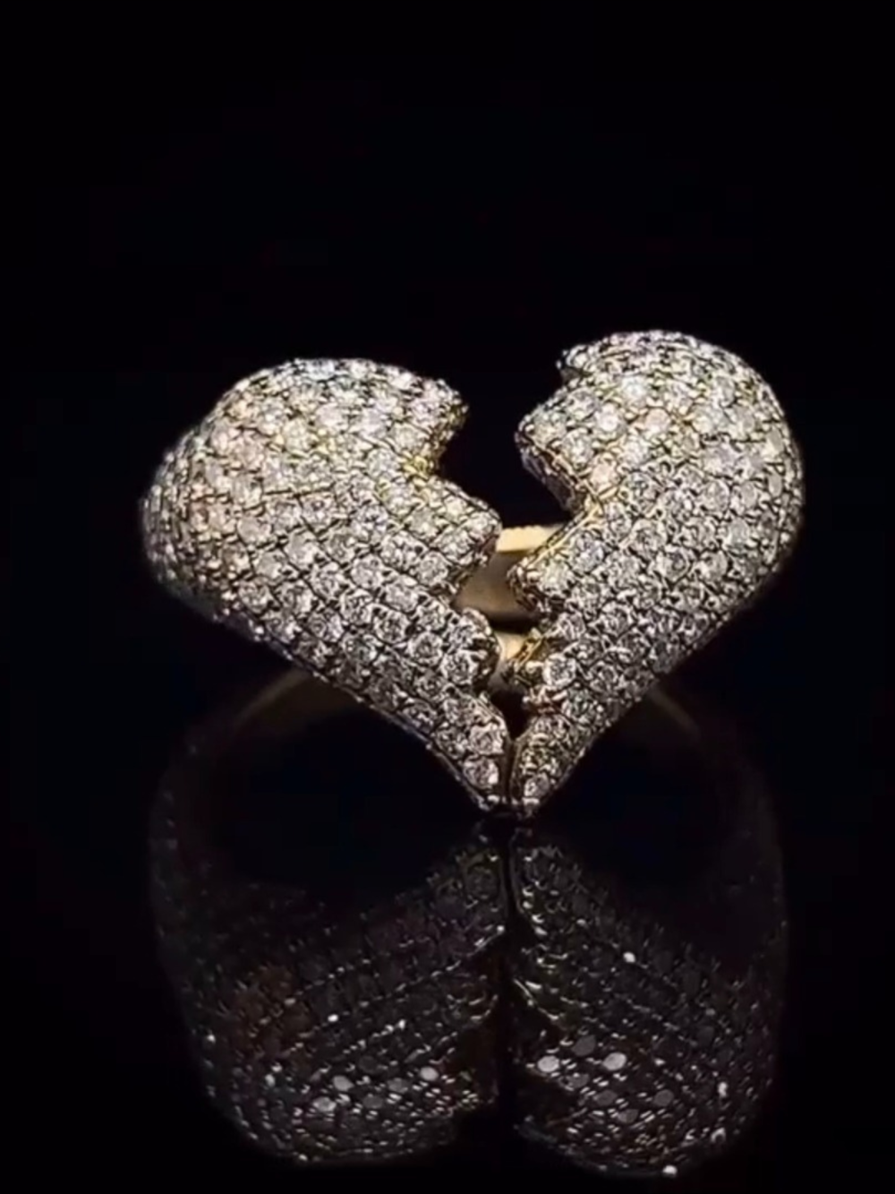 925 Silver Iced Out Rings, Hip Hop Rings for Mens, Adorned with VVS Moissanite Diamond