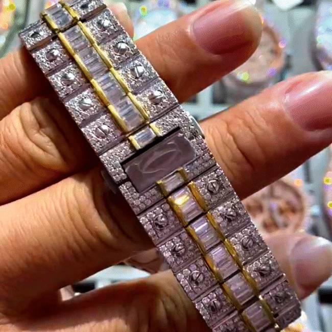 moissanite diamond cartier watch - Image 3