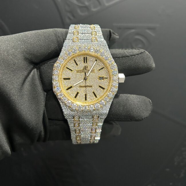 Top quality Moissanite AP watch passes Diamond tester - Image 3