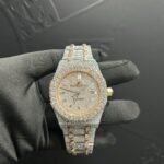 Automatic iced out moissanite watch moissanite mens watches