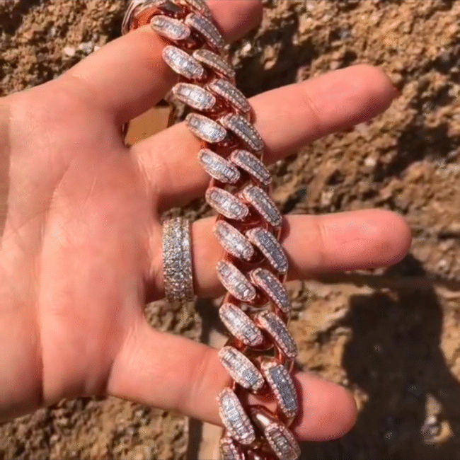 22mm amazon cuban link chains - Image 3