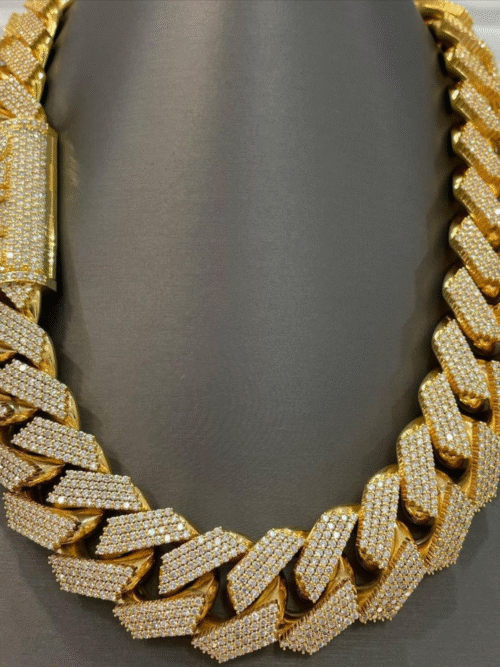 925 sterling silver miami cuban link chain