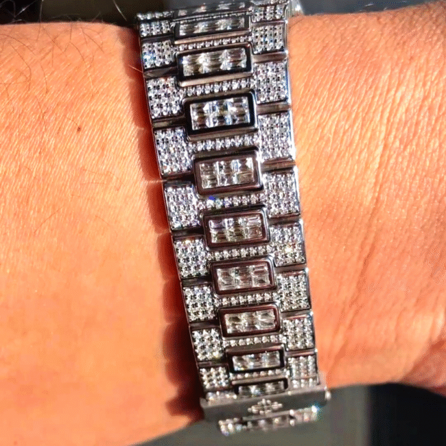 iced out moissanite watch - Image 3