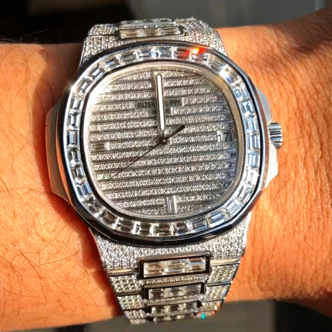 iced out moissanite watch - Image 4