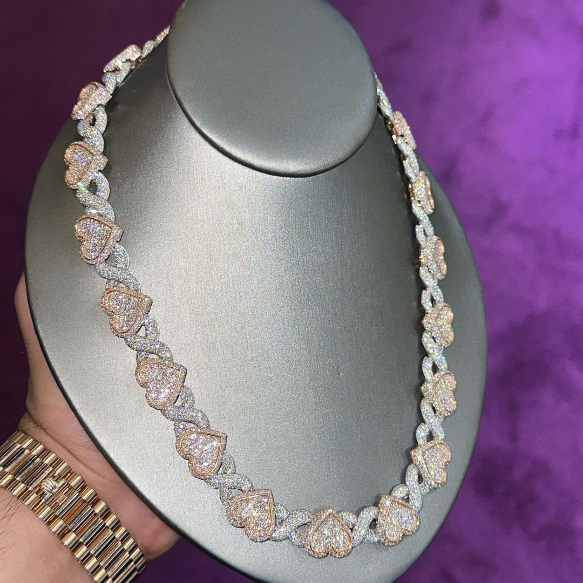 Men’s Moissanite Cuban Link Chain for Daily Street Look