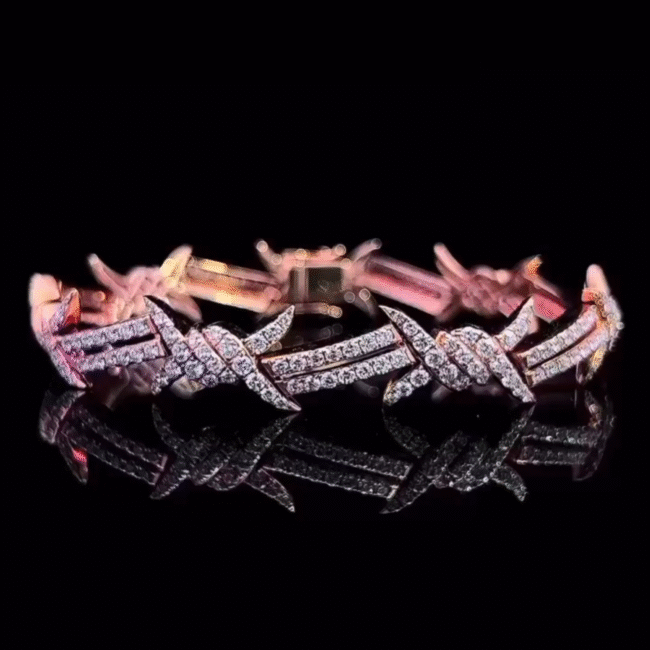 925 Silver 20mm Iced Out Bracelets, Iced Out Cartier Bracelet, Iced Out Cuban Link Bracelet, Moissanite Bracelets