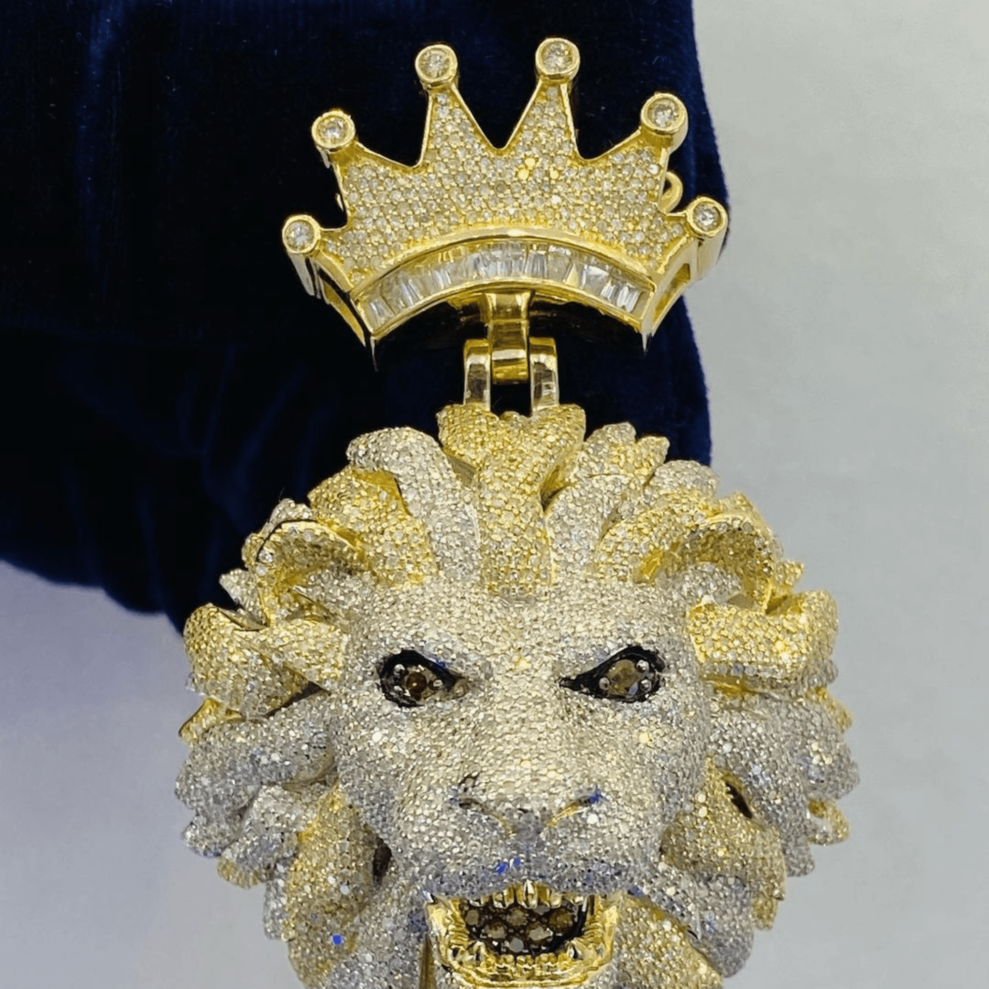 925 Silver Hip Hop Iced Out VVS Moissanite Custom Pendant / Charms