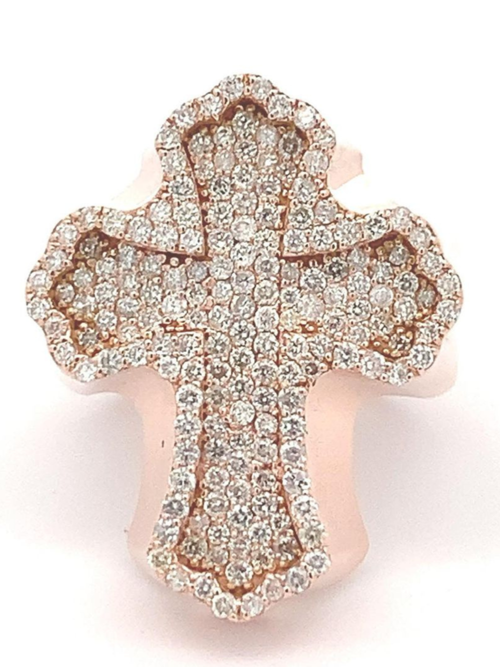 925 Silver Iced Out Rings, Hip Hop Ring, VVS Moissanite Diamond Ring