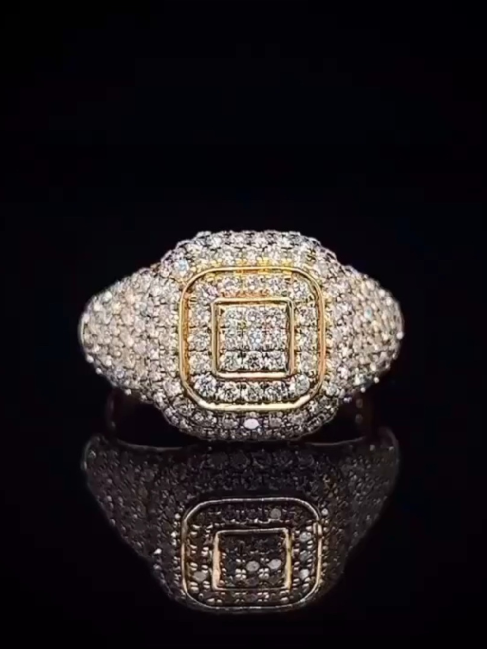 Newest Collection of 925 Silver Iced Out Rings, Hip Hop Rings for Mens, Adorned with VVS Moissanite Diamond