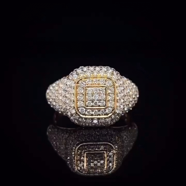 Newest Collection of 925 Silver Iced Out Rings, Hip Hop Rings for Mens, Adorned with VVS Moissanite Diamond - Image 3
