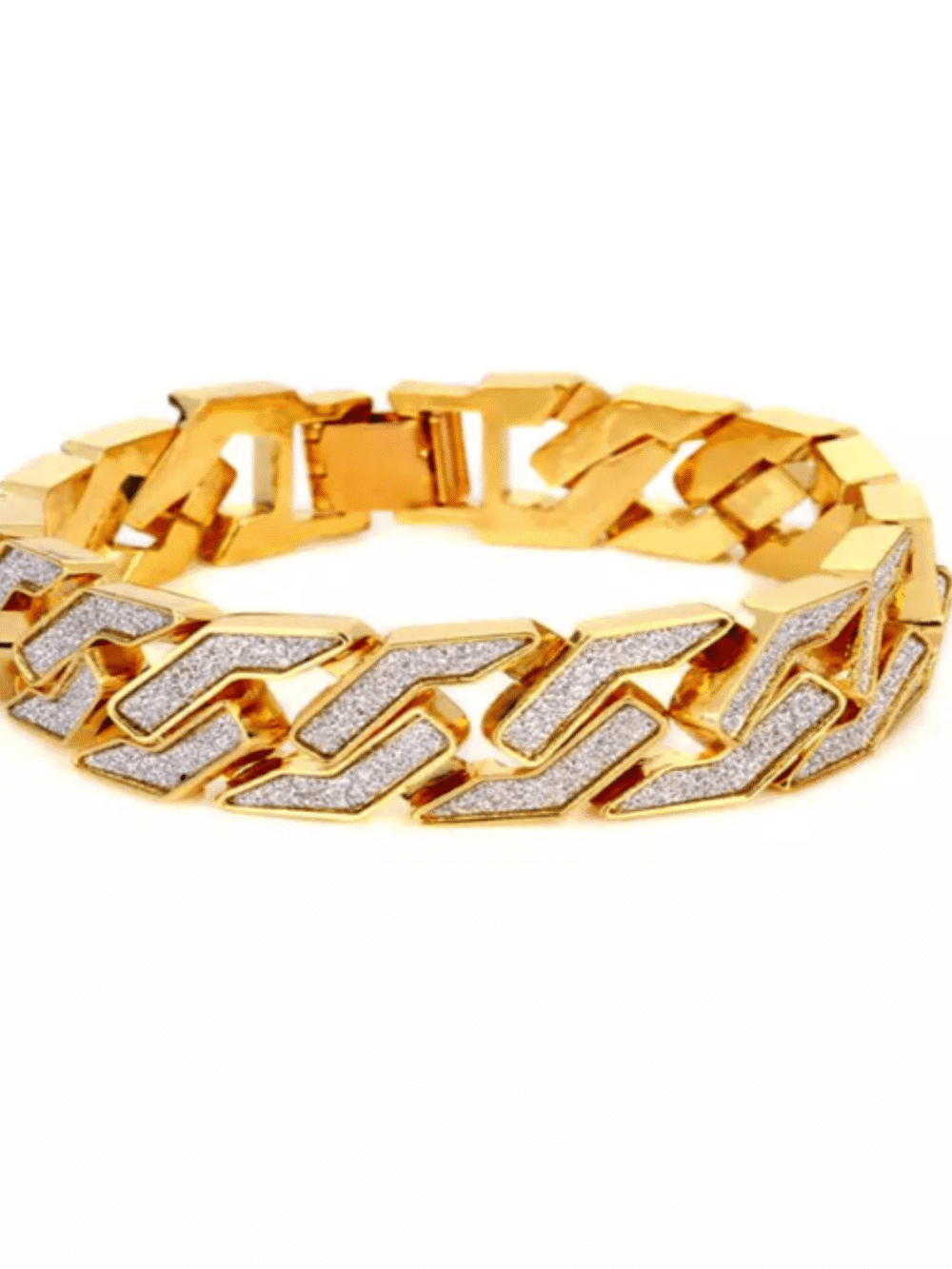 20mm Iced Out Diamond Bracelets, Exquisite Iced Out Cuban Link Bracelet, Moissanite Diamond Iced Out Bracelets