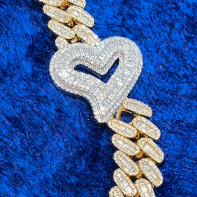 18mm Diamond Cuban Link Chain