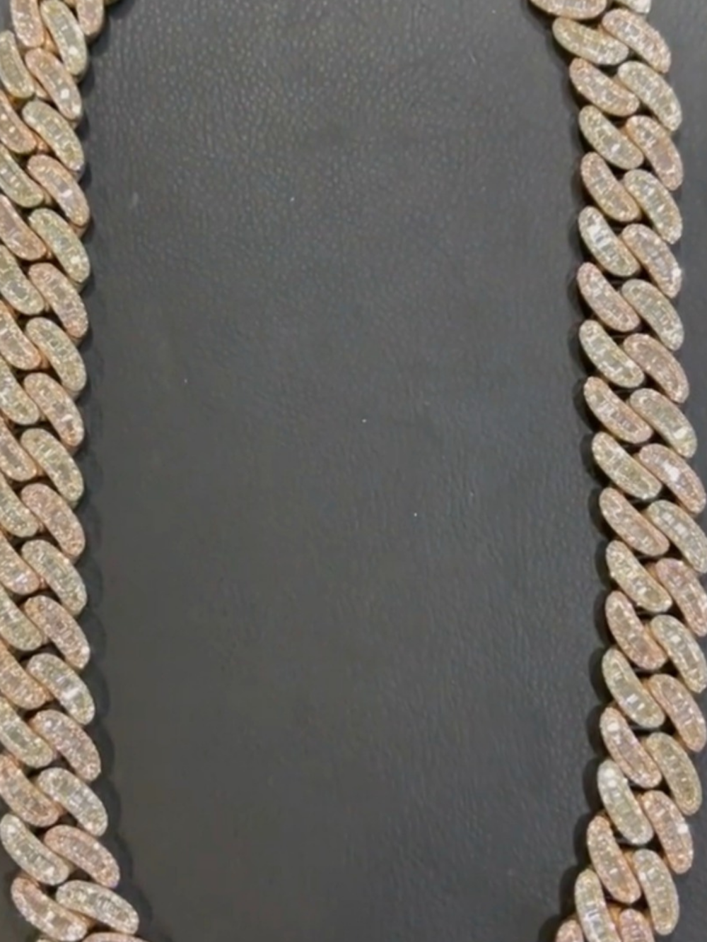 Mens Cuban link chain 925 Silver