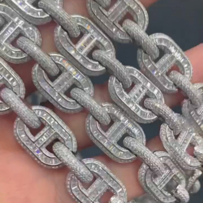 22mm micro cuban link chain - Image 3