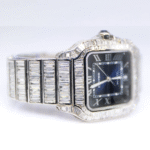 41mm Stainless Steel Iced Out Cartier Watches, Moissanite Diamond Watches, Pass Diamond Tester - Image 4