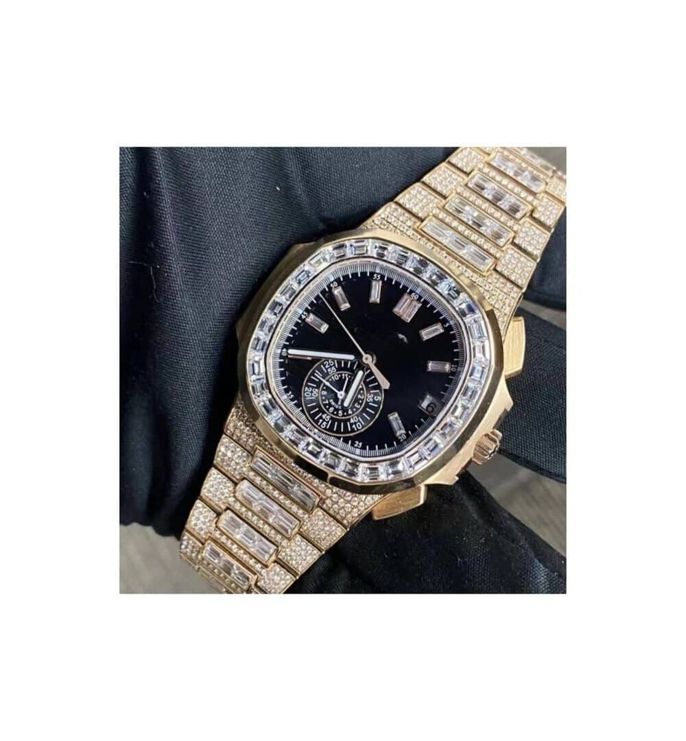 Sparkling Diamond Moissanite Watch with Classic Design