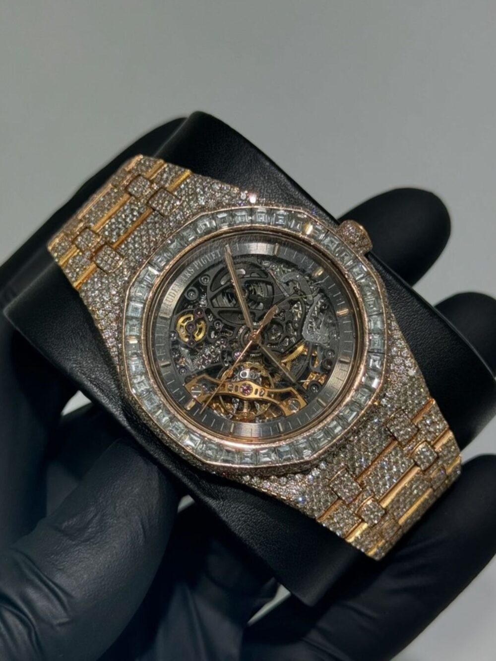 Moissanite Watches Fully Iced with Minimalist Dial for Men & Women