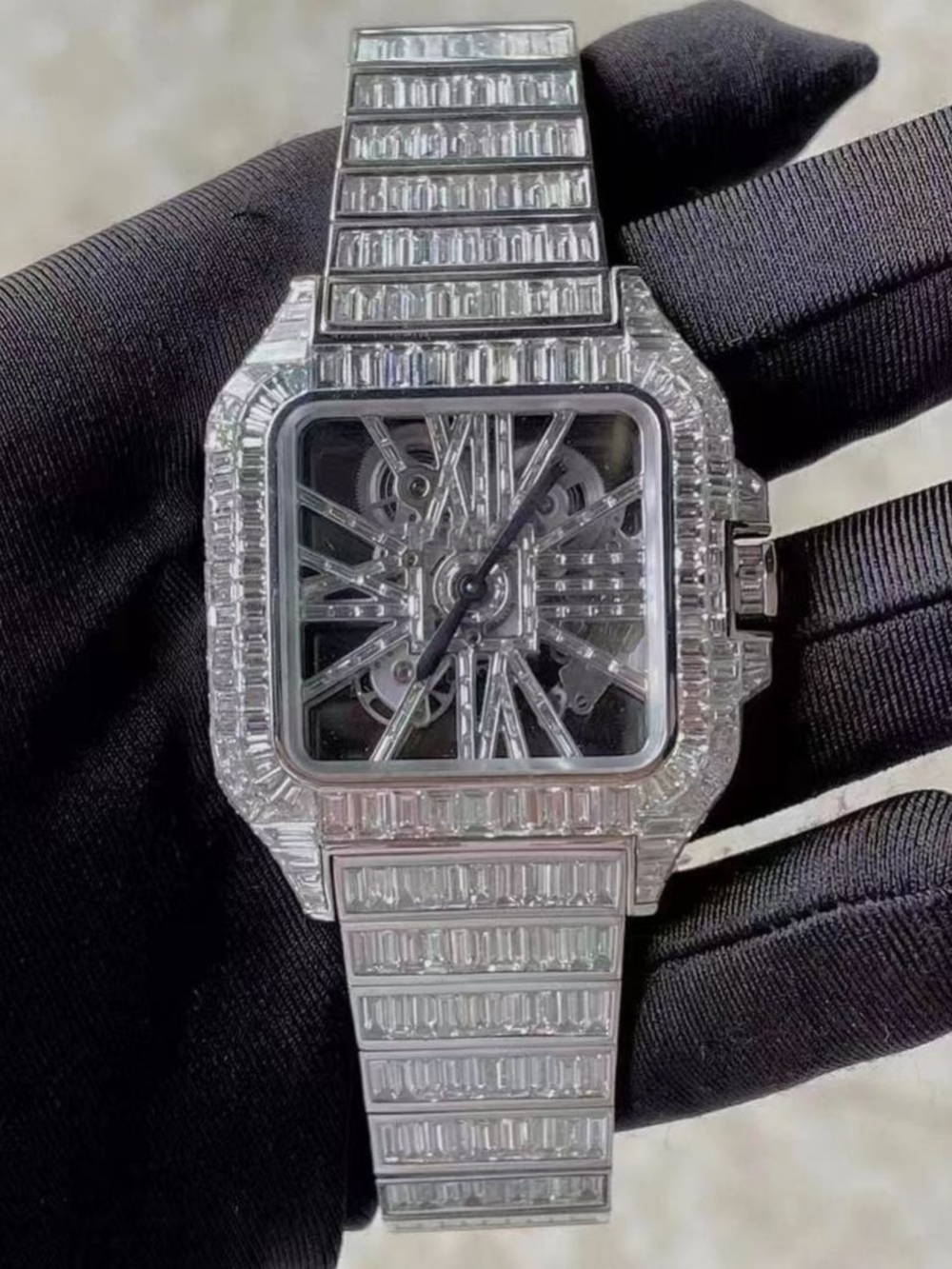 Stainless Steel Luxury Edition VVS Moissanite Watch