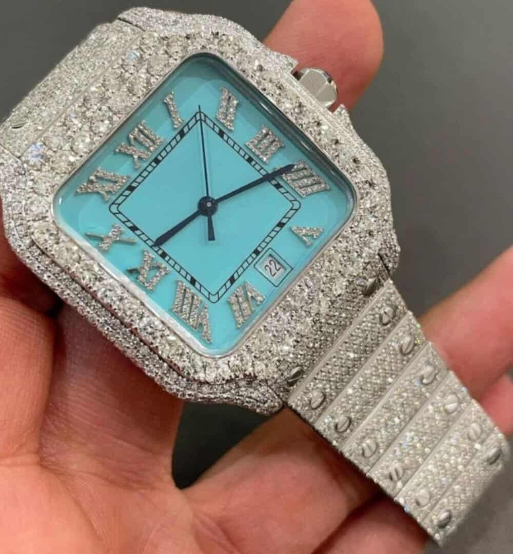 Bust Down Moissanite Watch For Everyday Shine