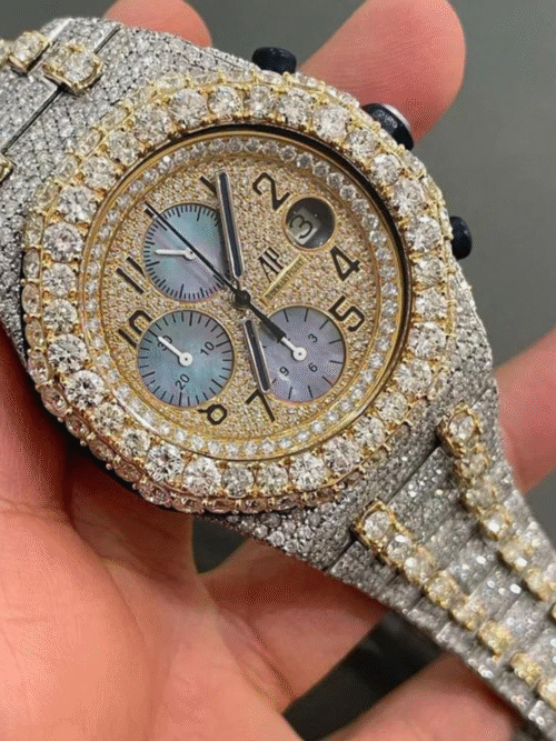 moissanite diamond watch