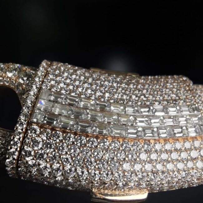 Moissanite Cuban link chain