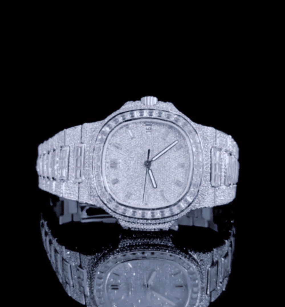 Premium Moissanite VVS Chronograph Watch with Style