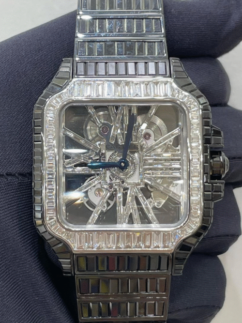 Diamond Moissanite Iced Out Cartier Watches