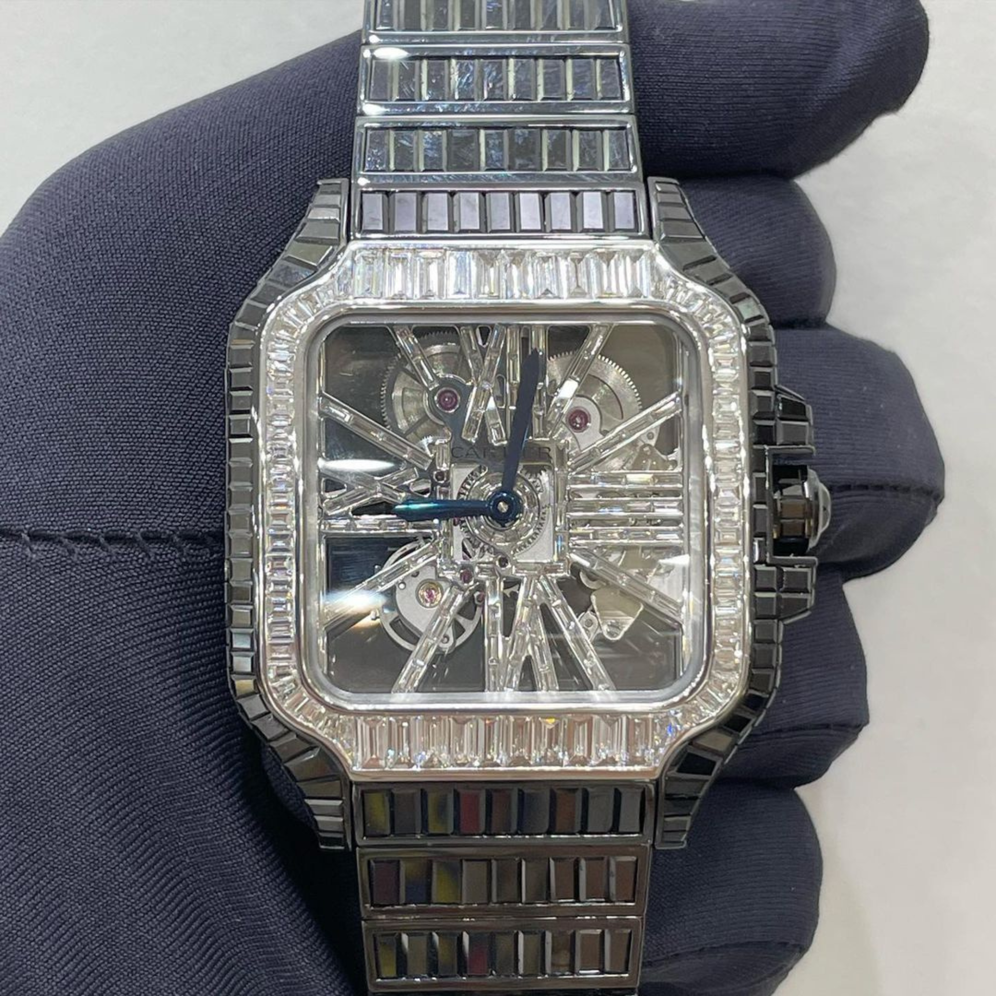 Diamond Moissanite Iced Out Cartier Watches