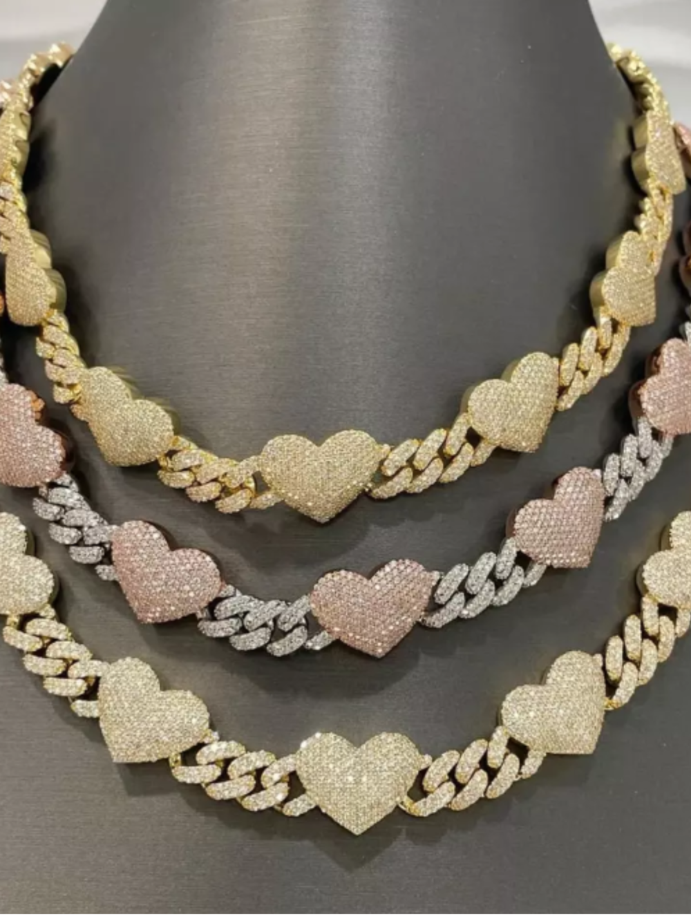 18mm Mens Silver Cuban Link Chain