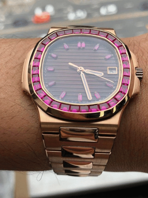 Stainless Steel Iced Out Luxury Watch for Men