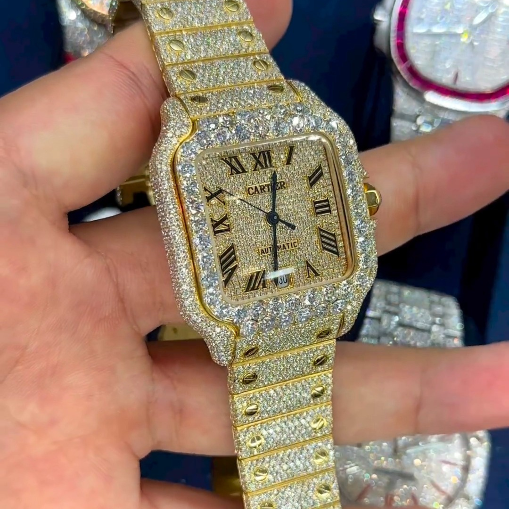 Moissanite Iced Out Watches