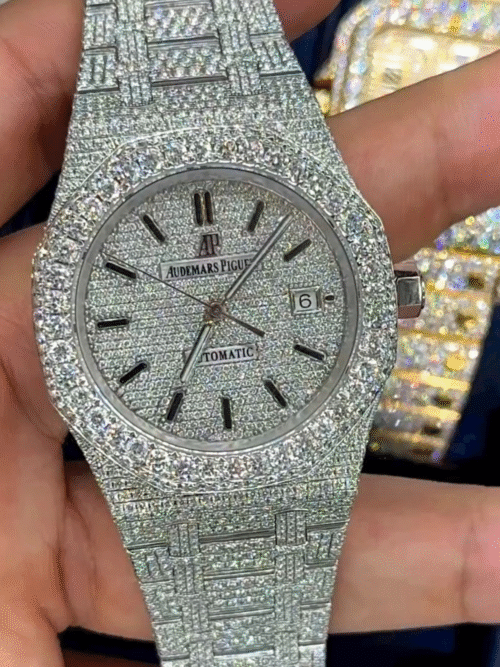 moissanite diamond watch
