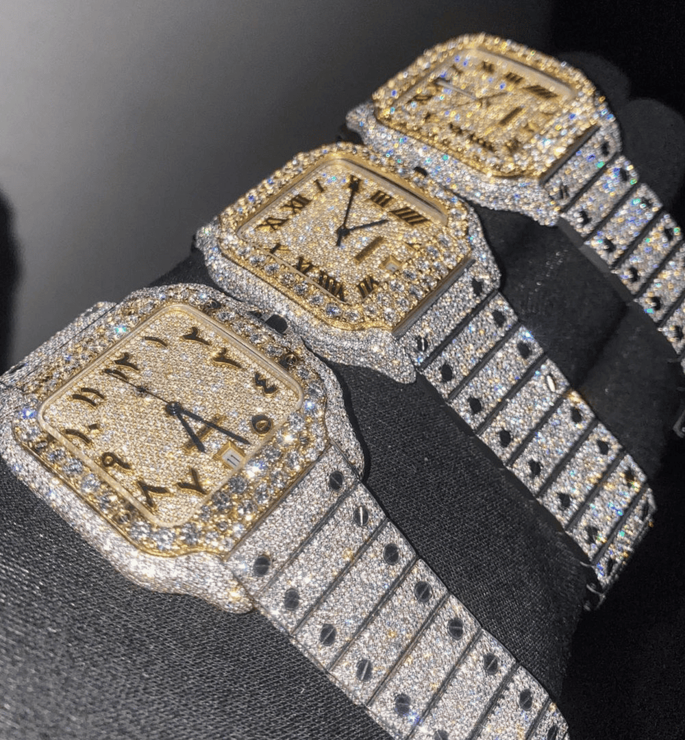 Stylish Diamond Moissanite Watch for Everyday Wear