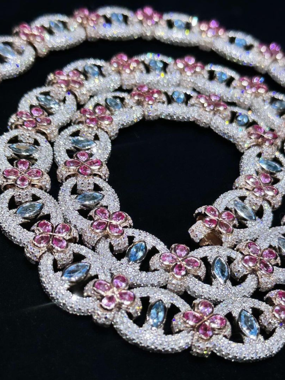 18mm Mens Silver Cuban Link Chain