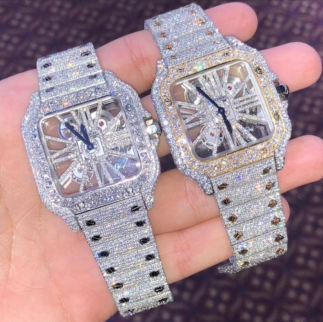 Diamond Moissanite Iced Out Watches