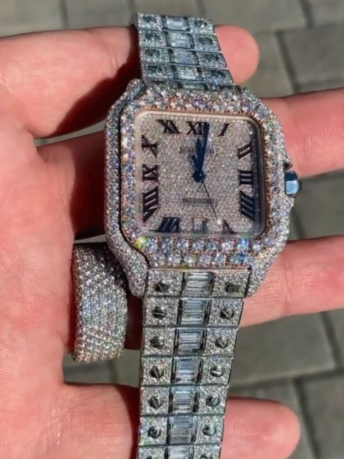 high quality moissanite watch