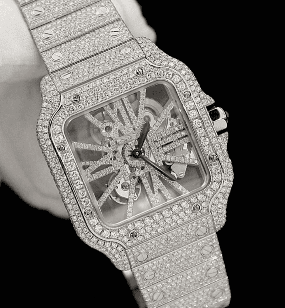 Classic Moissanite Diamond Watch for Men and Women