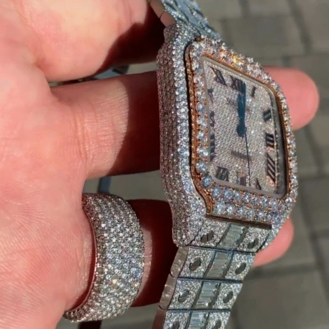 high quality moissanite watch - Image 3