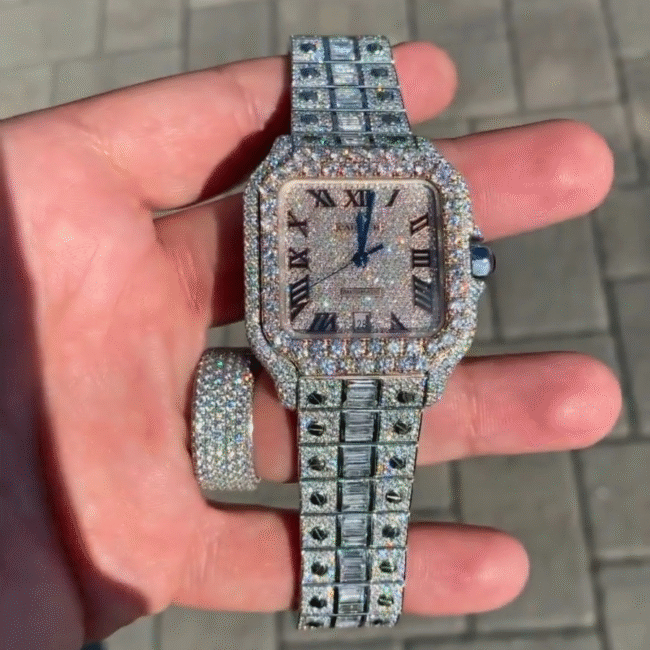 high quality moissanite watch - Image 5