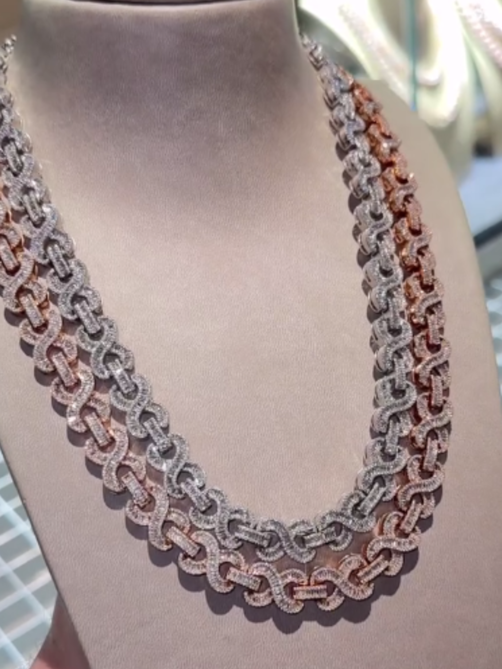 16mm Mens Silver Cuban Link Chain